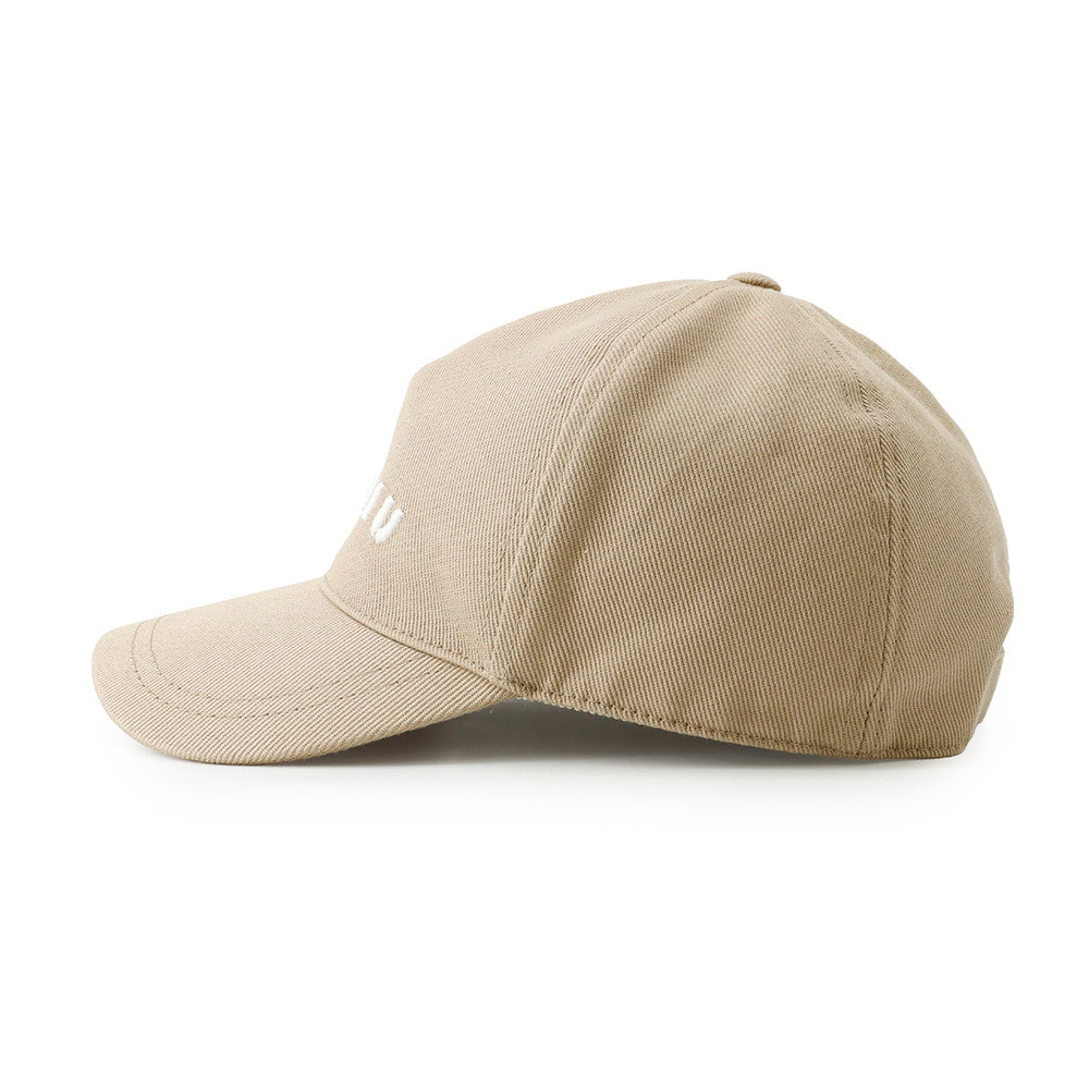 MIUMIU Baseball Cap Size M Beige5HC179 Cotton100%