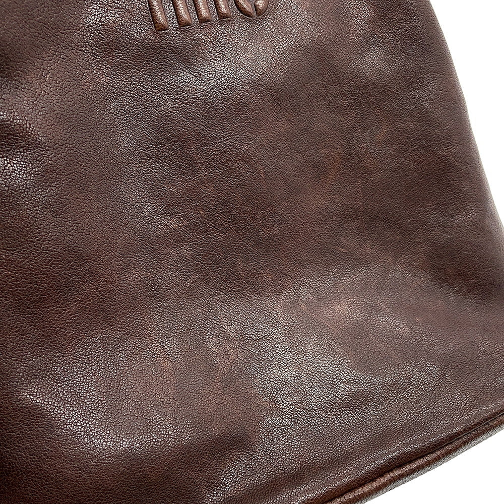 MIUMIU Nappa Leather Mini Bag Brown5NF460 Leather