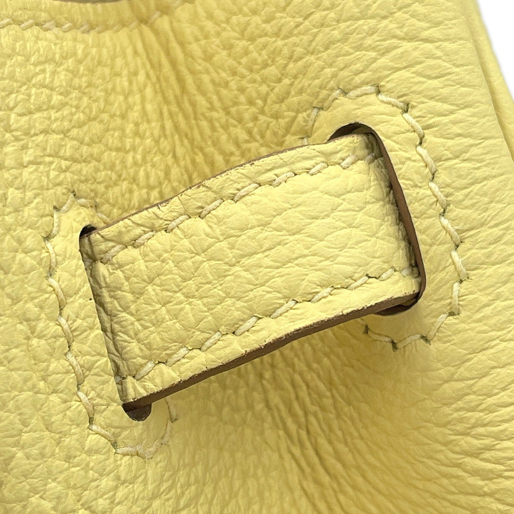 HERMES Birkin Jaune Poussin Togo Leather Size 25