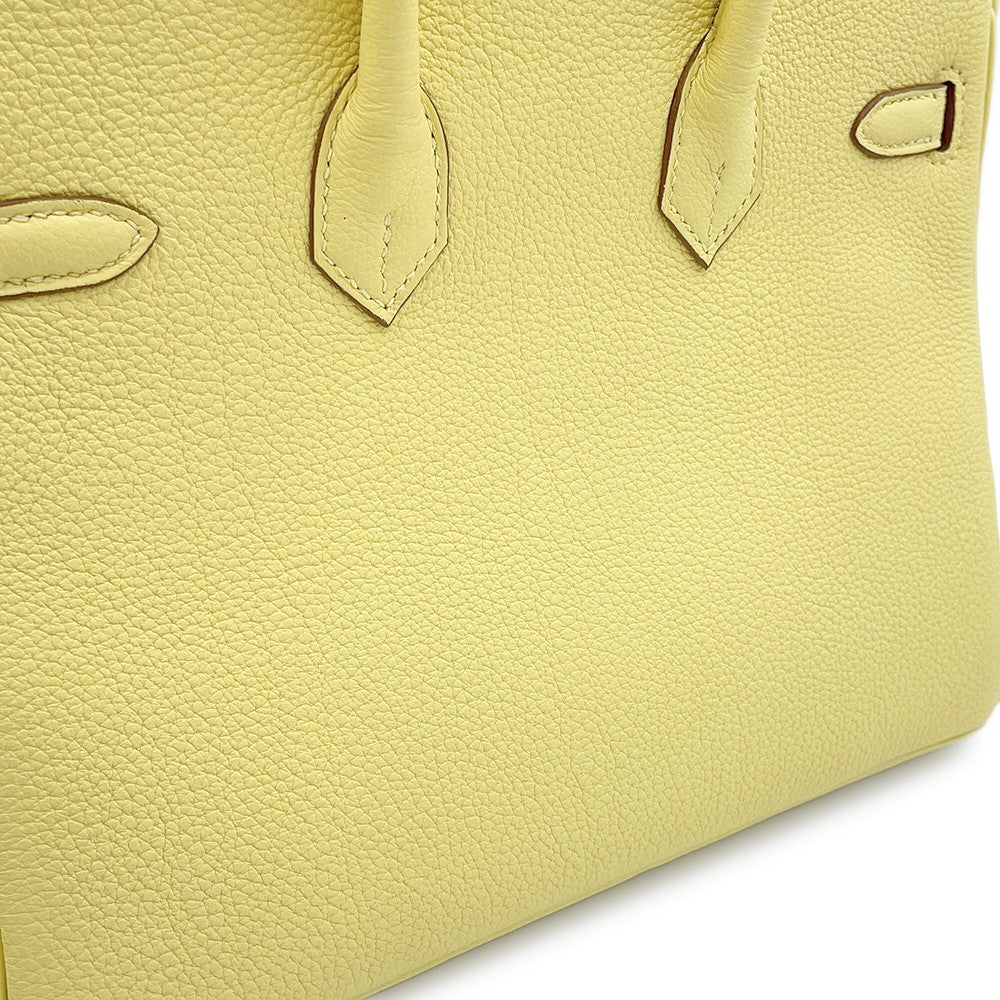 HERMES Birkin Jaune Poussin Togo Leather Size 25