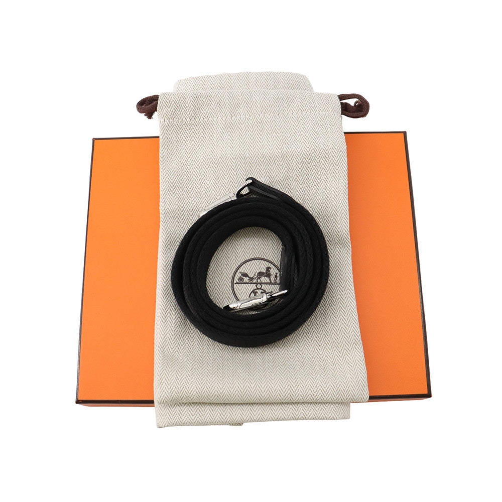 HERMES Evelyne Long Black Taurillon Clemence Size TPM