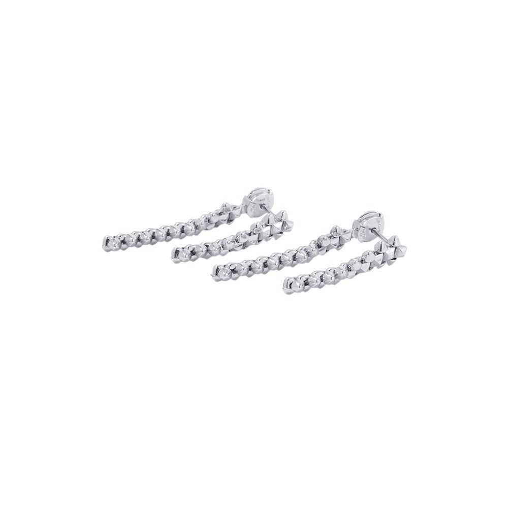 CARTIER Crash Do Cartier Earrings MultiwearB8301545 18K White Gold
