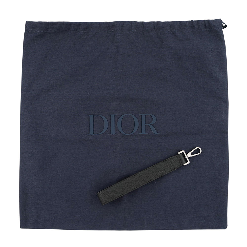 Dior Dior Gravity A4 Pouch Black2ESCA549LLG_H00N Calf Leather
