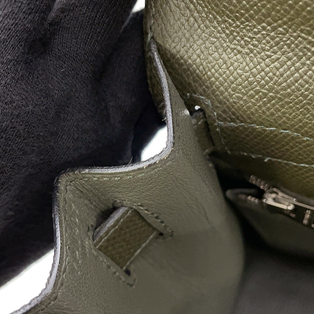 HERMES Kelly Sellier Vert Gris Epsom Size 28