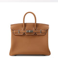 HERMES Birkin Gold Togo Leather Size 25