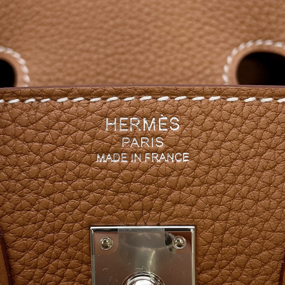 HERMES Birkin Gold Togo Leather Size 25
