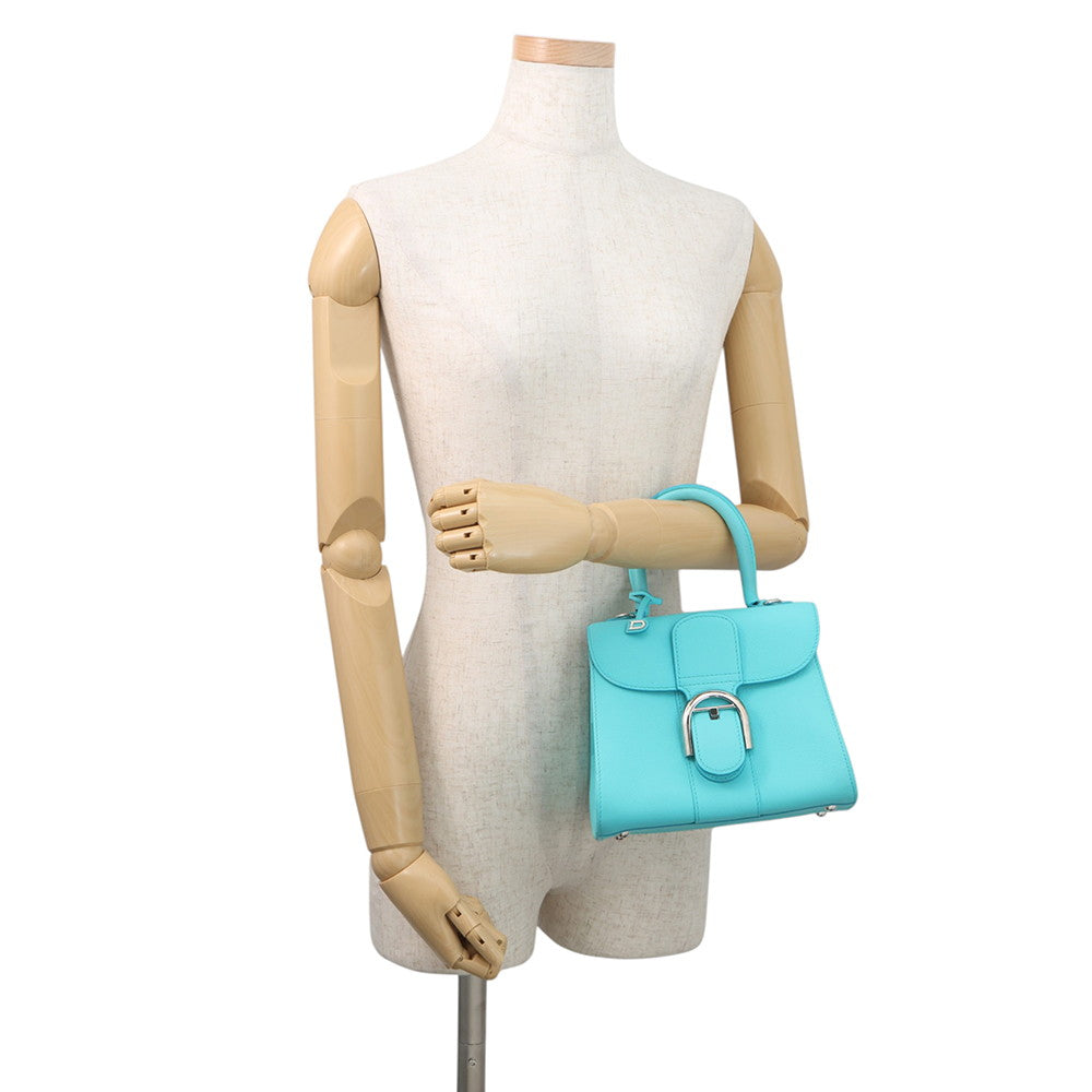 Delvaux Brillon 2wayBag TurquoiseAA0406AAU044WPA Calf Leather Size Mini