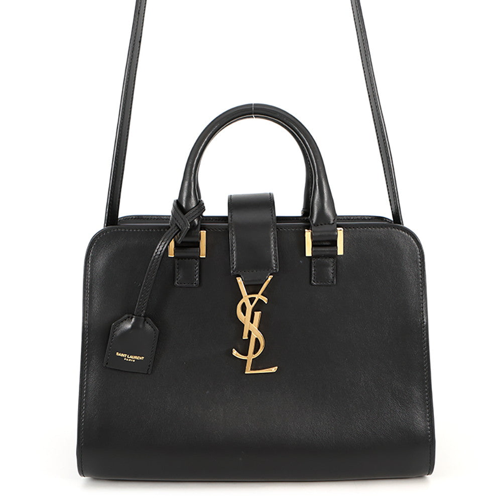 SAINT LAURENT PARIS Baby Cabas 2WAY Bag Black568853DV7001000 Leather