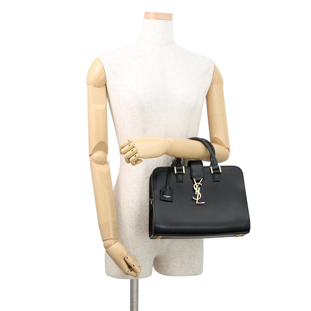 SAINT LAURENT PARIS Baby Cabas 2WAY Bag Black568853DV7001000 Leather