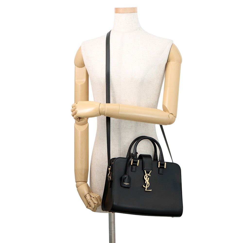 SAINT LAURENT PARIS Baby Cabas 2WAY Bag Black568853DV7001000 Leather
