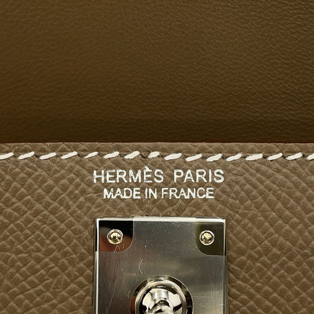 HERMES Mini Kelly 2 Etoupe Epsom