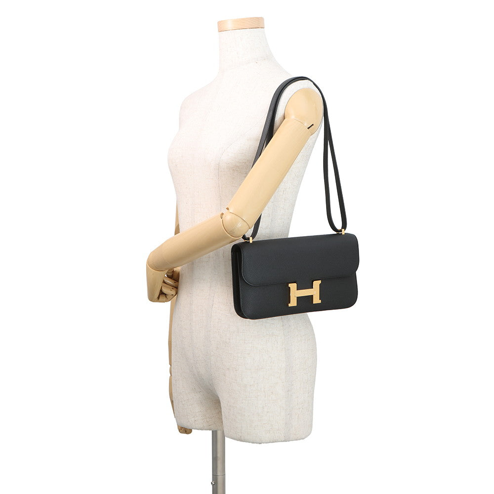 HERMES Constance Elan Miroir Black Epsom
