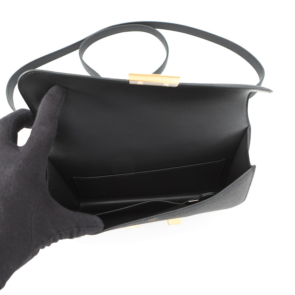 HERMES Constance Elan Miroir Black Epsom