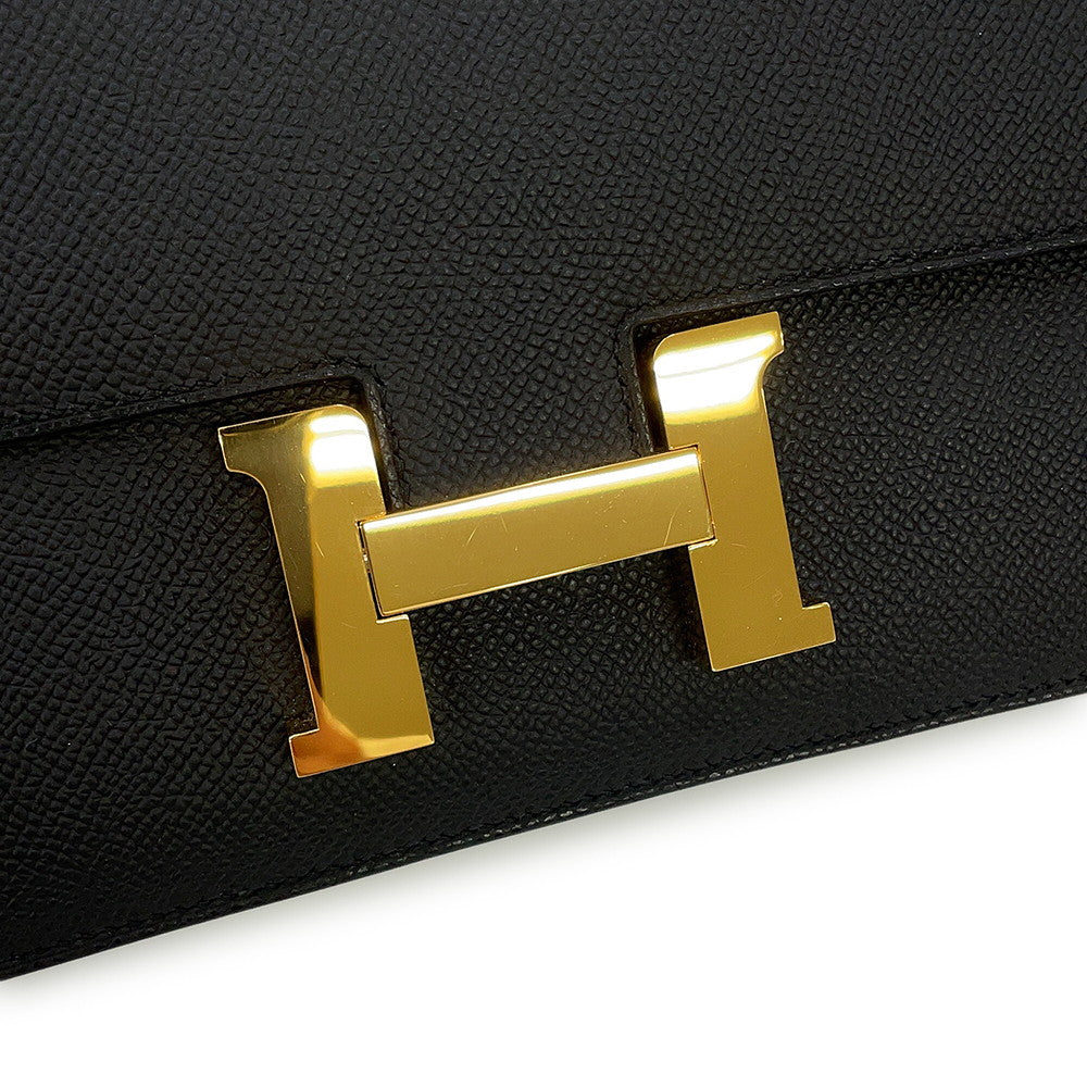 HERMES Constance Elan Miroir Black Epsom