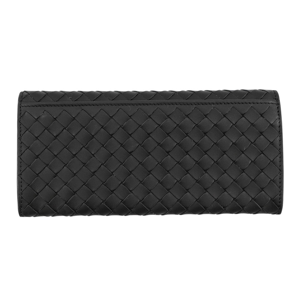 Bottega Veneta INTRECCIATO Bifold WalletNagazai Cloth Black120697V46511000 Leather