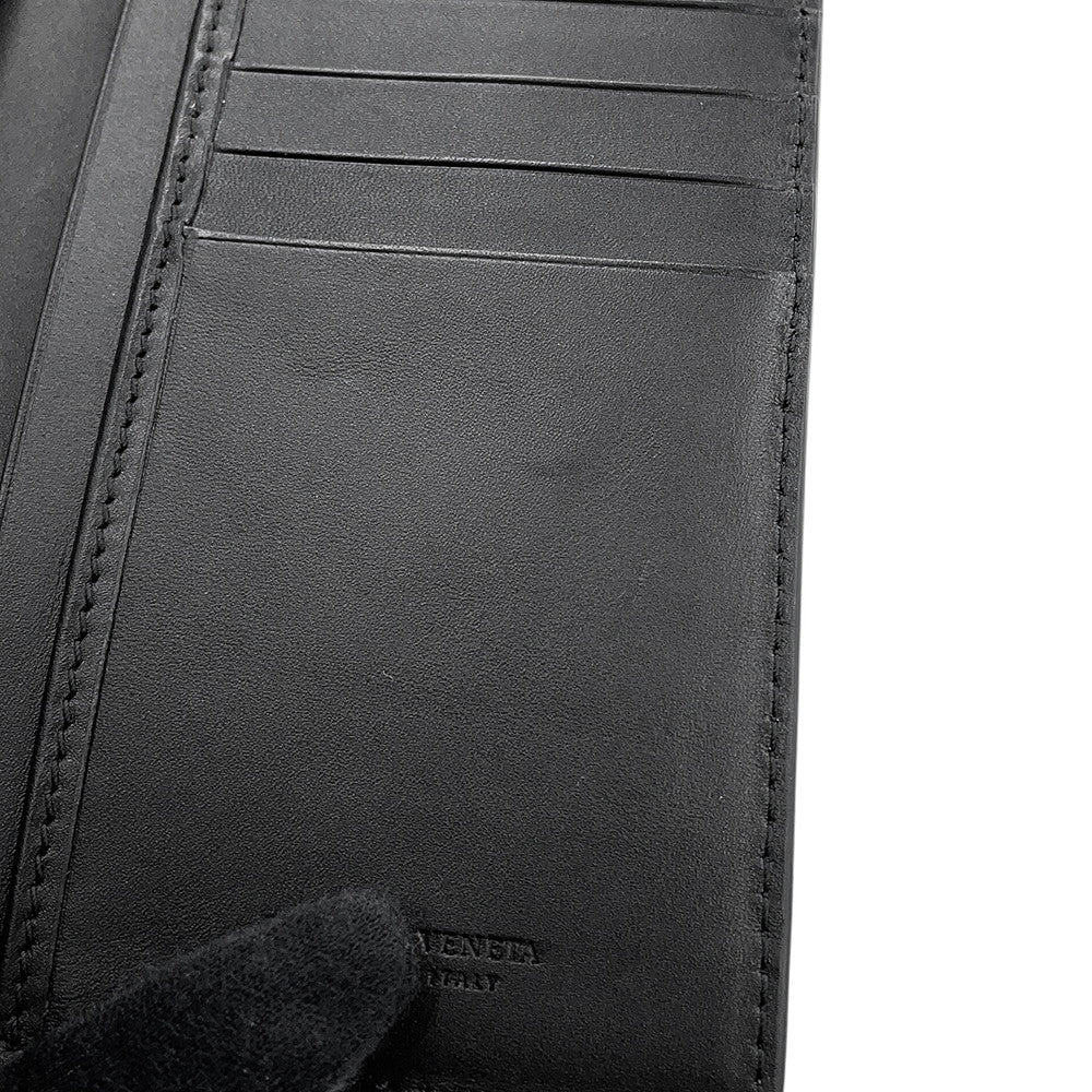 Bottega Veneta INTRECCIATO Bifold WalletNagazai Cloth Black120697V46511000 Leather