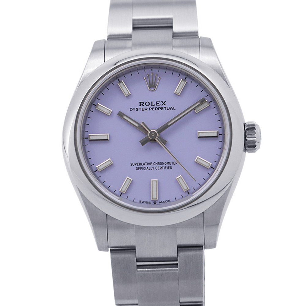 ROLEX Oyster Perpetual 31 W31mm Stainless Steel Lavender Dial277200