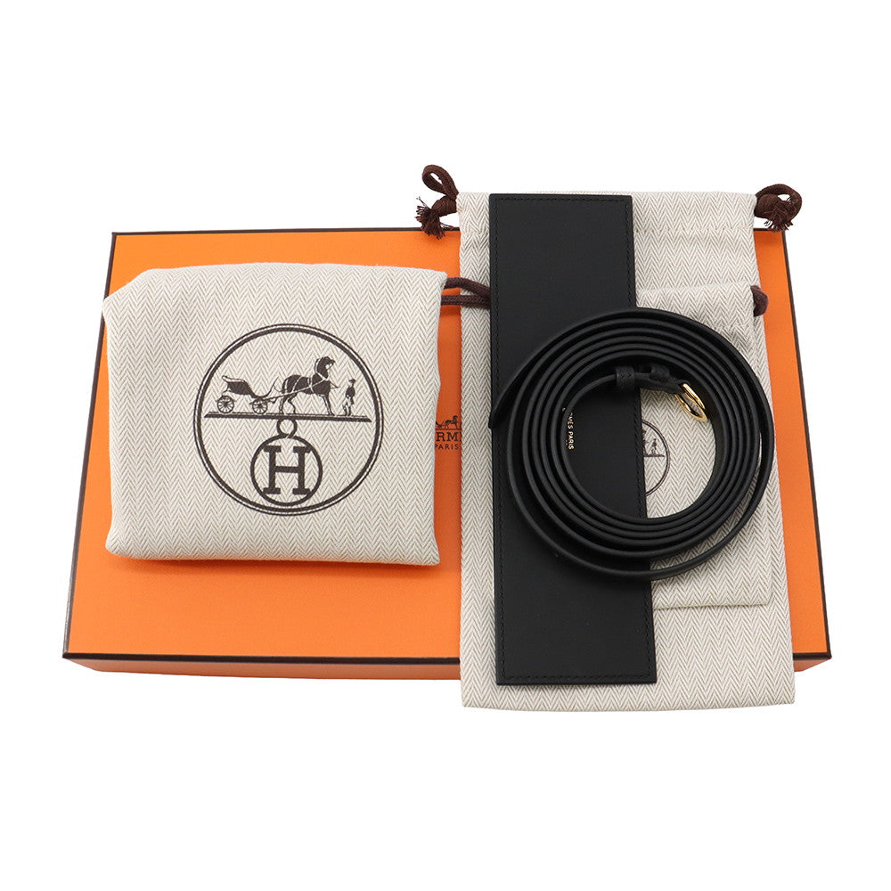 HERMES Kelly dance 2 Black Swift Leather Size Swift Leather