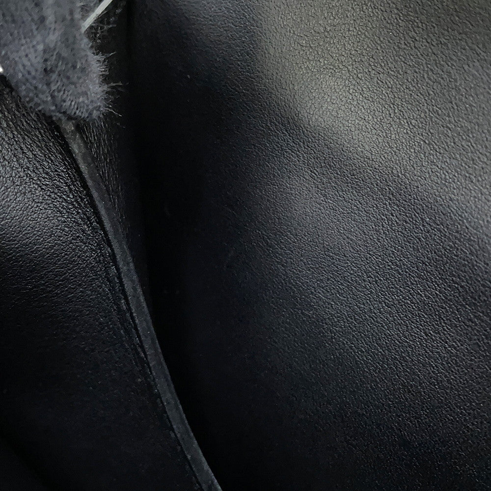 HERMES Petite course Black Epsom