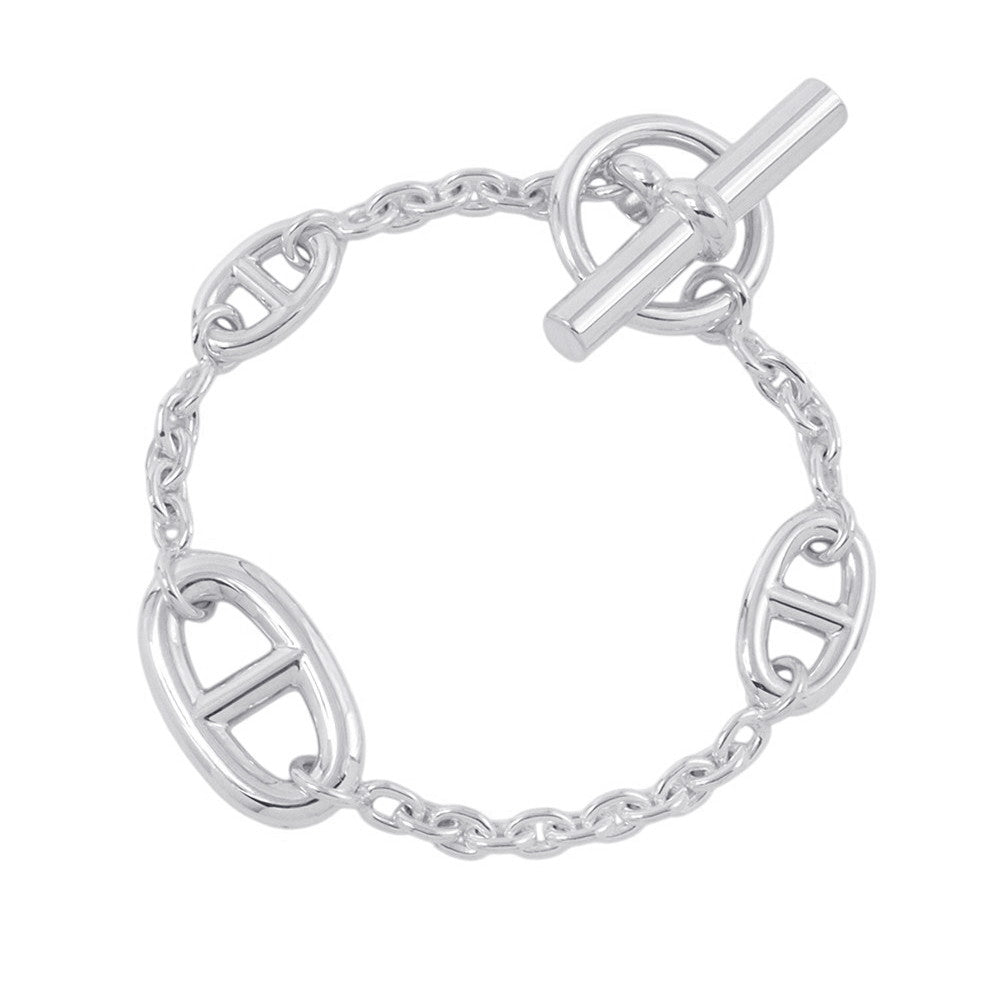 HERMES Chaine d'Ancre Farandole Bracelet Size ST SV925