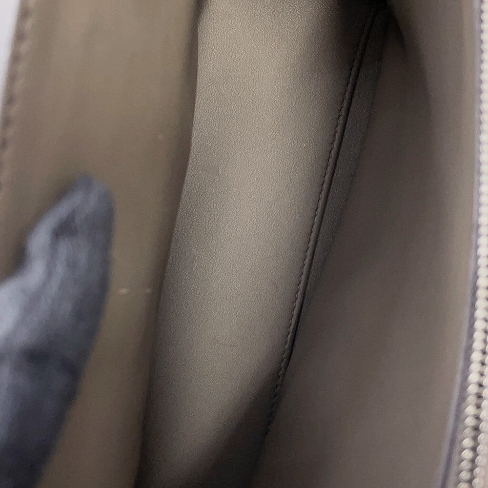 HERMES 24/24 Sac Van Quatre Etain Evercolor Swift Leather Size Mini