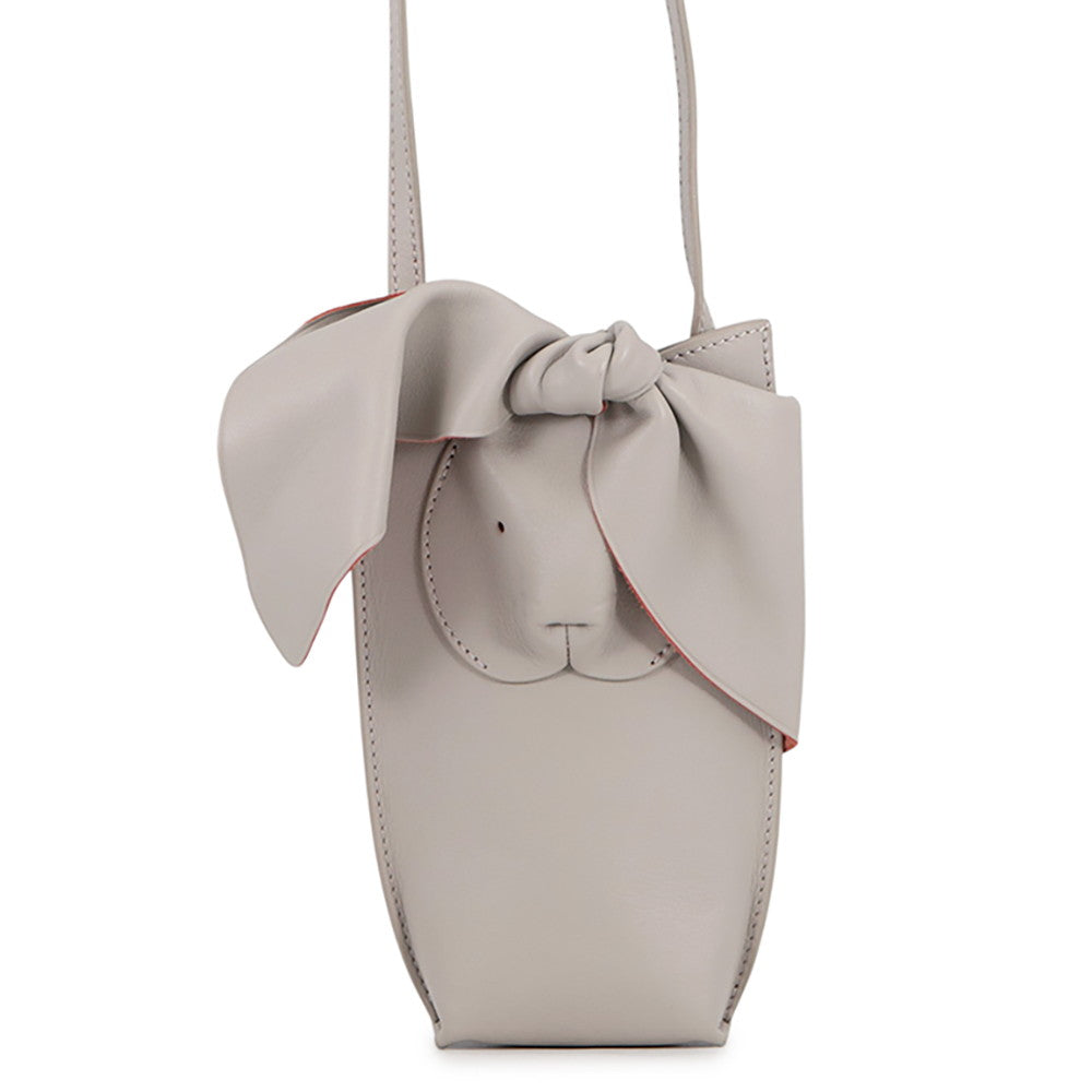 LOEWE Bunny Pocket Shoulder Bag GrayC623W48X01 Leather