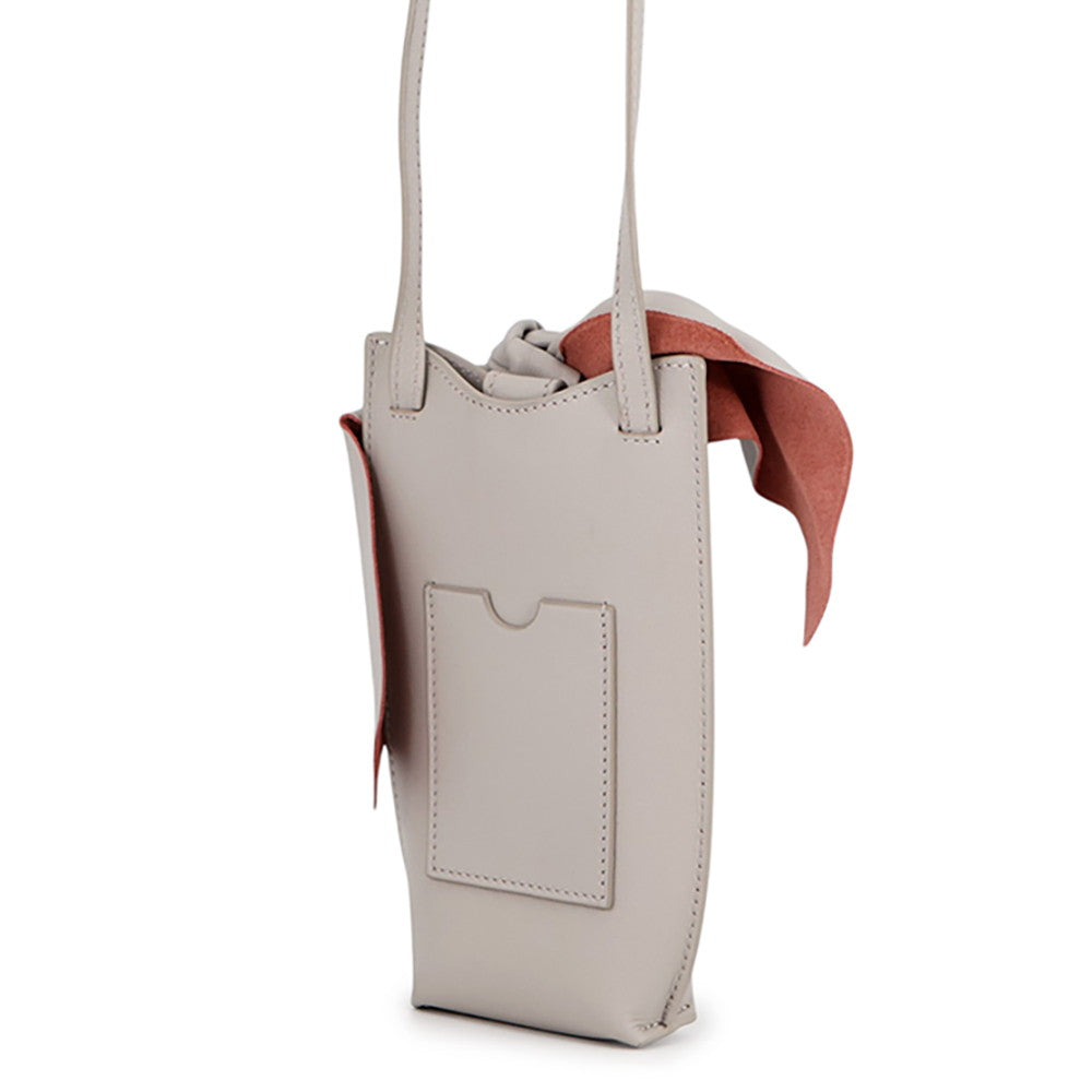 LOEWE Bunny Pocket Shoulder Bag GrayC623W48X01 Leather