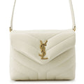 Yves Saint Laurent Loulou Toy Bag Shoulder Bag Ivory678401 Calf Leather