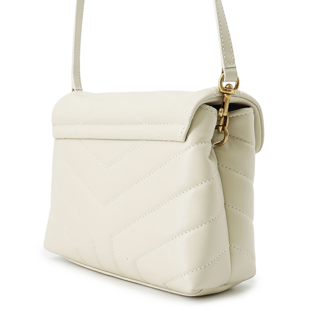 Yves Saint Laurent Loulou Toy Bag Shoulder Bag Ivory678401 Calf Leather
