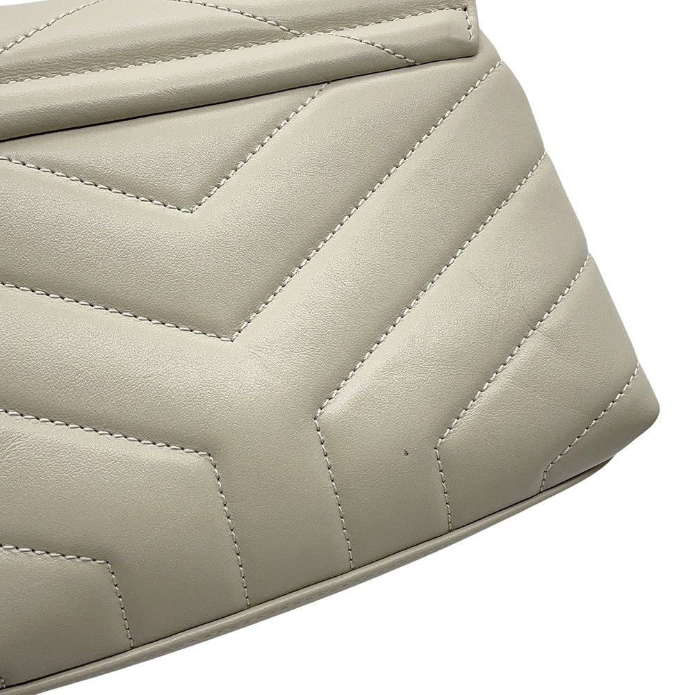 Yves Saint Laurent Loulou Toy Bag Shoulder Bag Ivory678401 Calf Leather