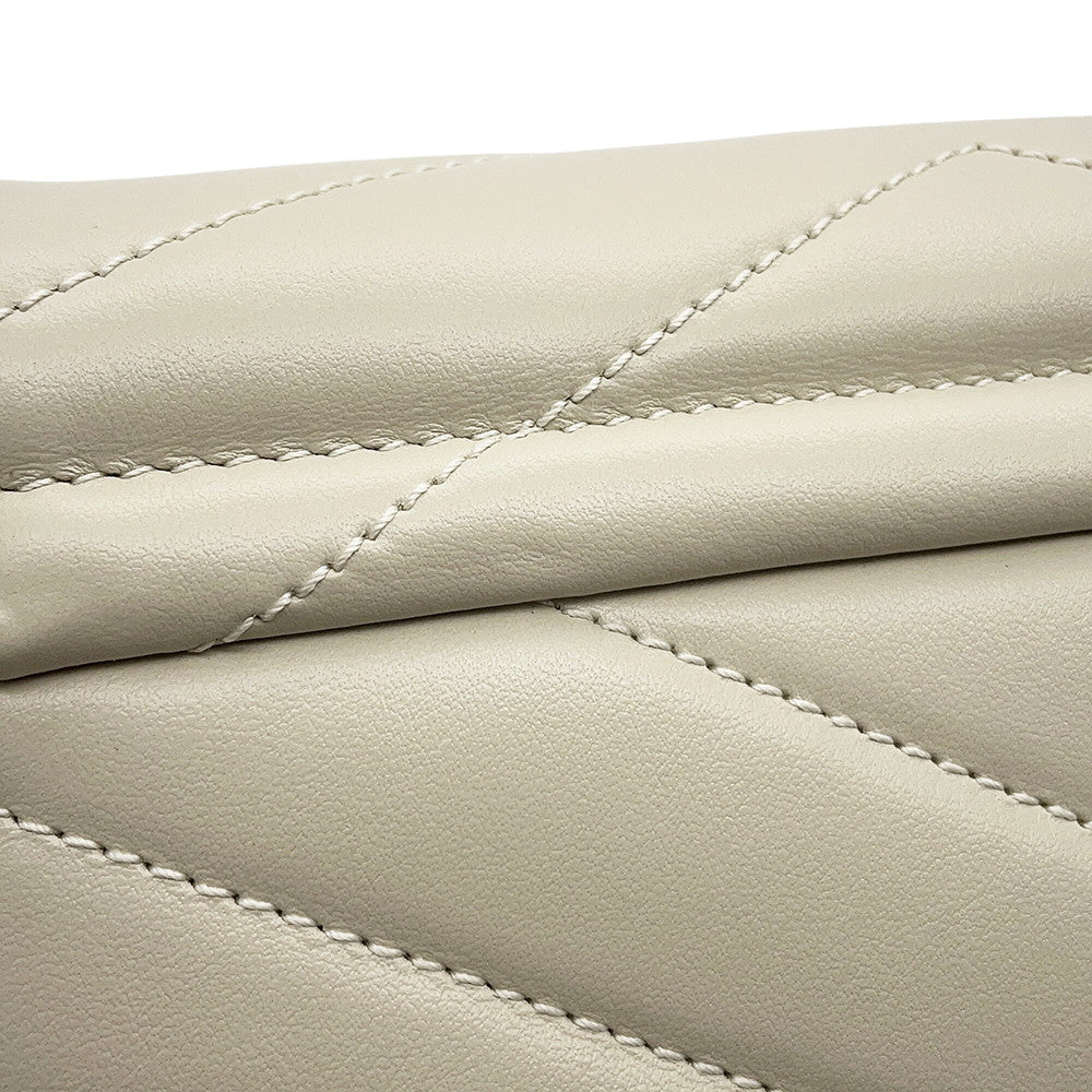 Yves Saint Laurent Loulou Toy Bag Shoulder Bag Ivory678401 Calf Leather