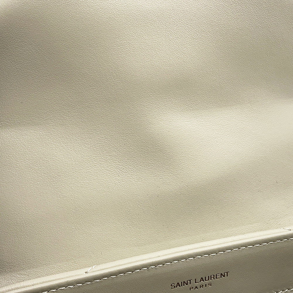 Yves Saint Laurent Loulou Toy Bag Shoulder Bag Ivory678401 Calf Leather
