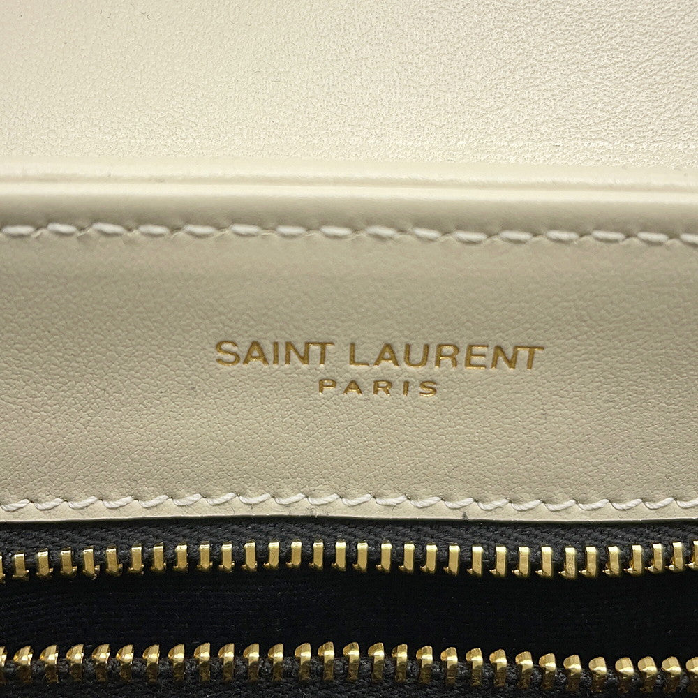 Yves Saint Laurent Loulou Toy Bag Shoulder Bag Ivory678401 Calf Leather