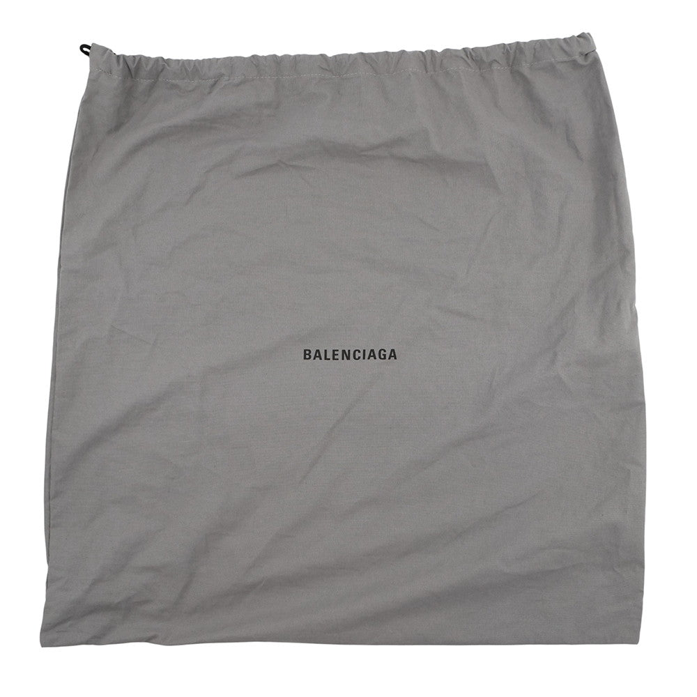 BALENCIAGA Crash Tote Bag MetalicBeige742941 Leather Size Medium