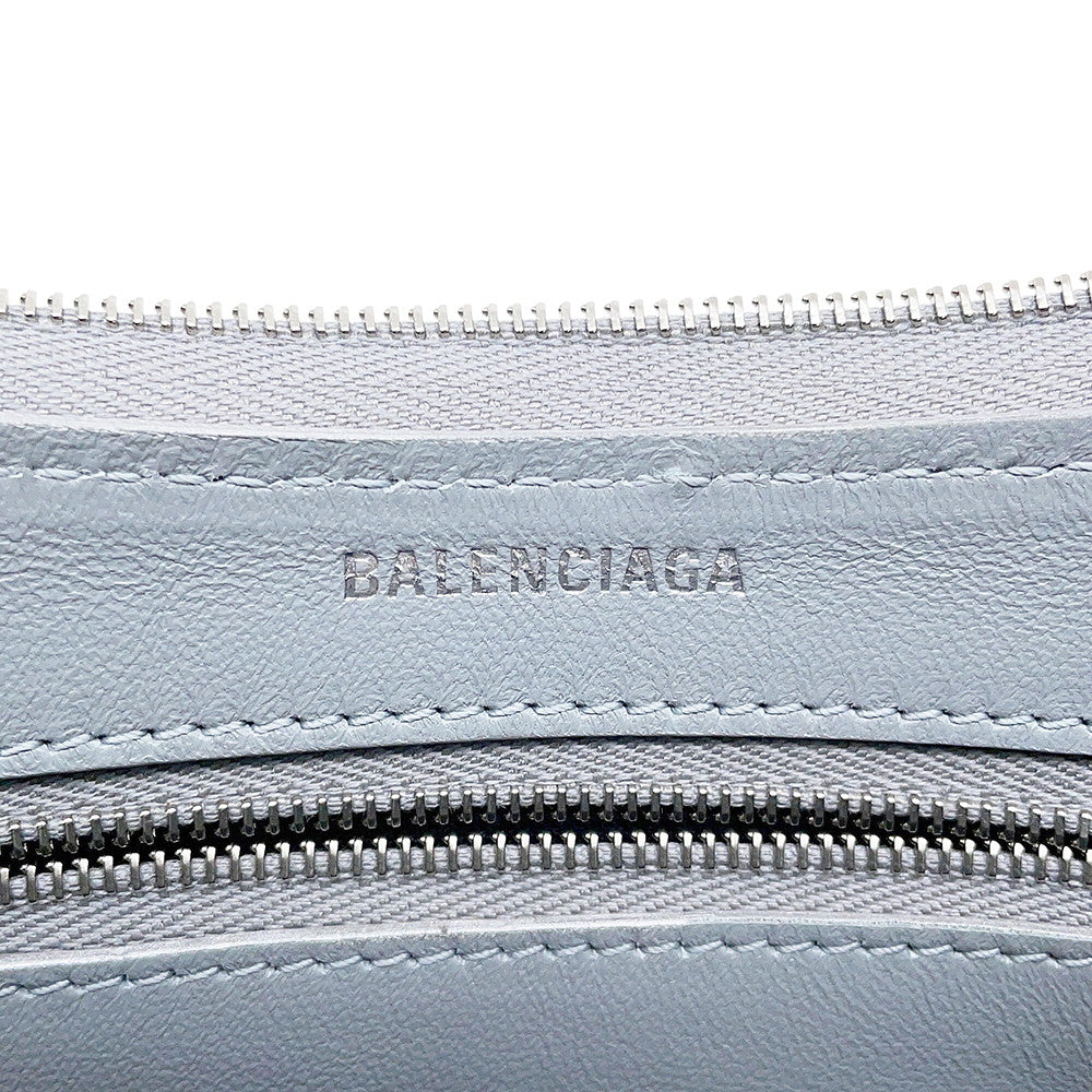 BALENCIAGA Mary Kate Sling Bag Silver771733 Leather