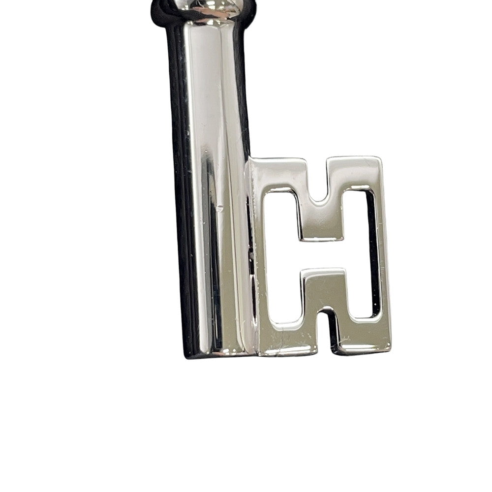 HERMES Long Necklace Curiosite Metal