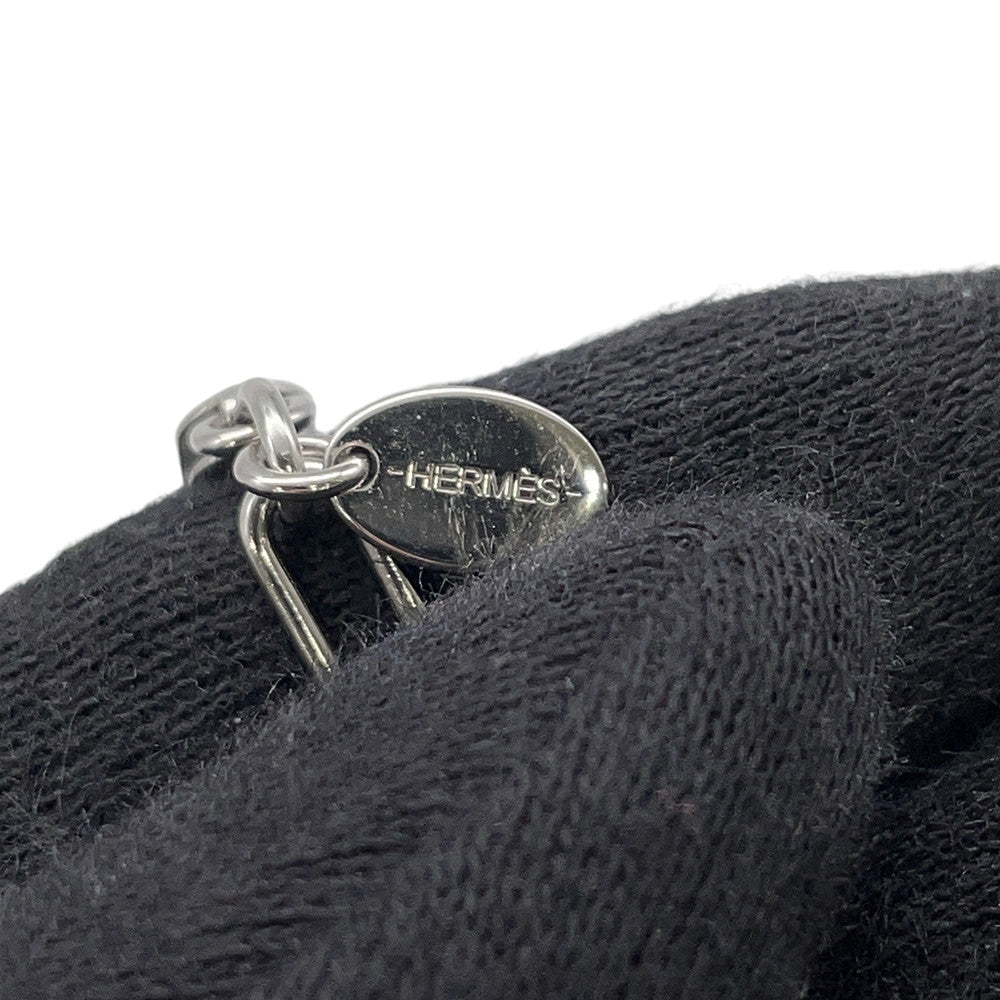 HERMES Long Necklace Curiosite Metal