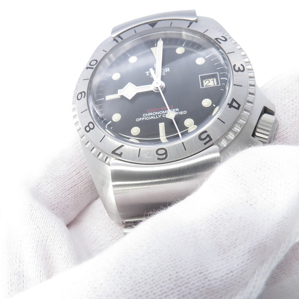 TUDOR Black Bay P01 W42mm Stainless Steel Leather Black Dial70150