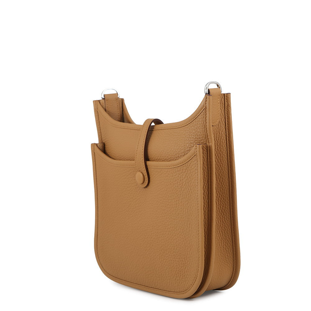HERMES Evelyne 3 Sesame Taurillon Clemence Size 23
