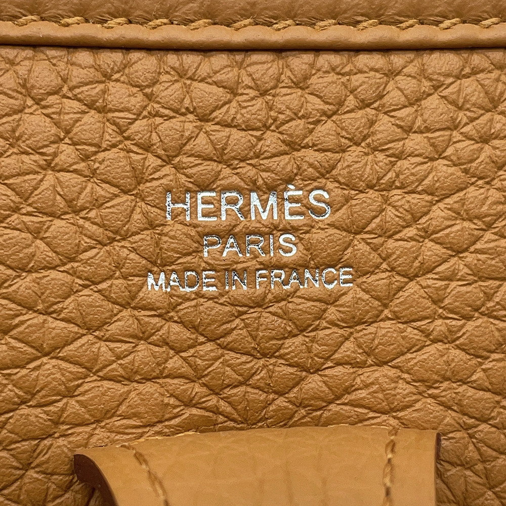 HERMES Evelyne 3 Sesame Taurillon Clemence Size 23