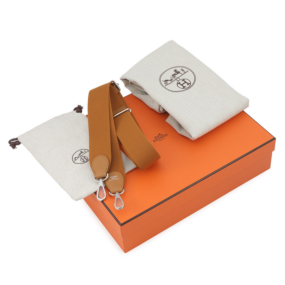 HERMES Evelyne 3 Sesame Taurillon Clemence Size 23
