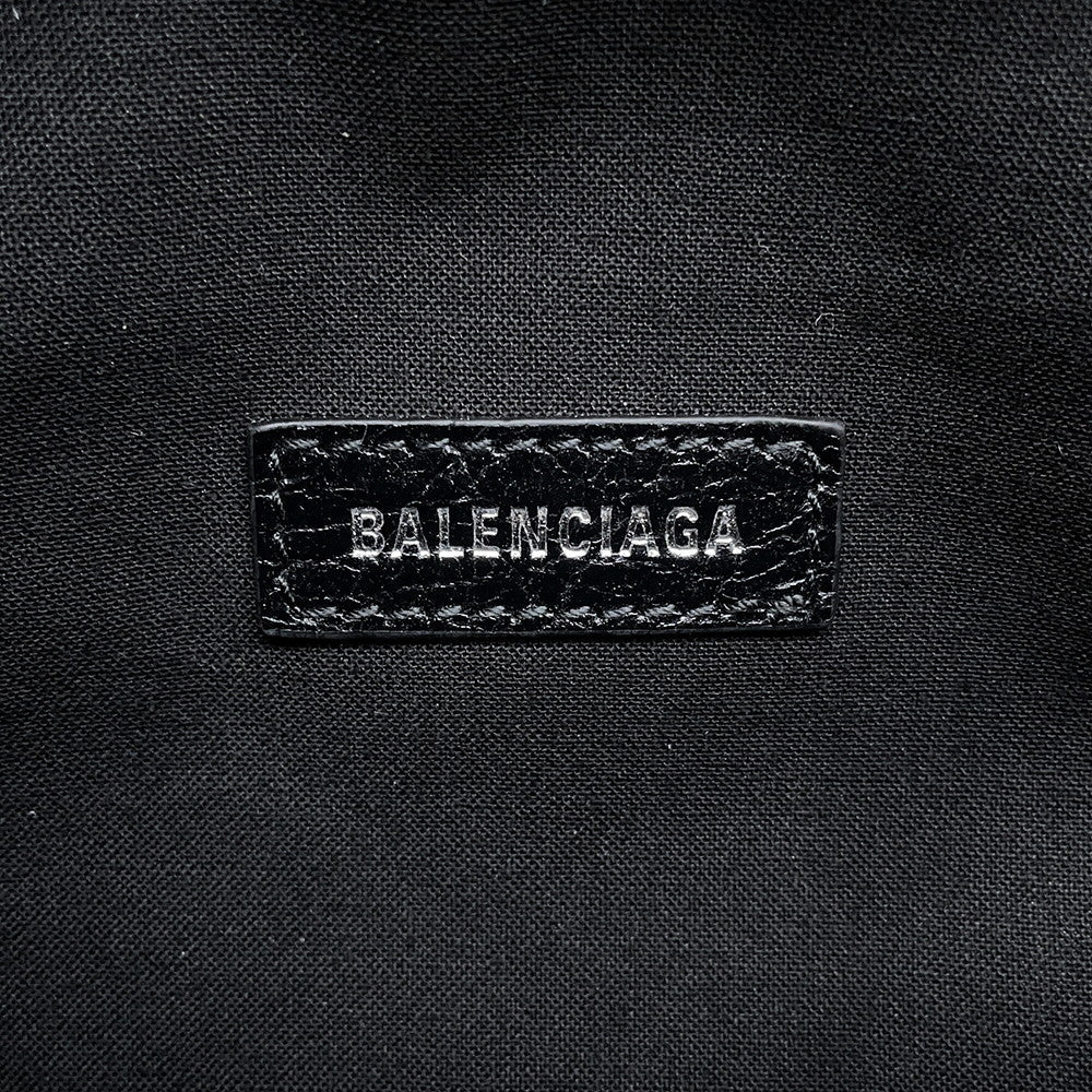 BALENCIAGA SUPERBUSY Belt Bag Black703143 Leather