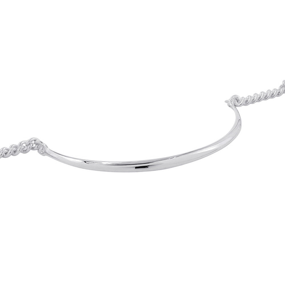 HERMES BoucleSellier Inflexible Necklace Size PM/44 SV925