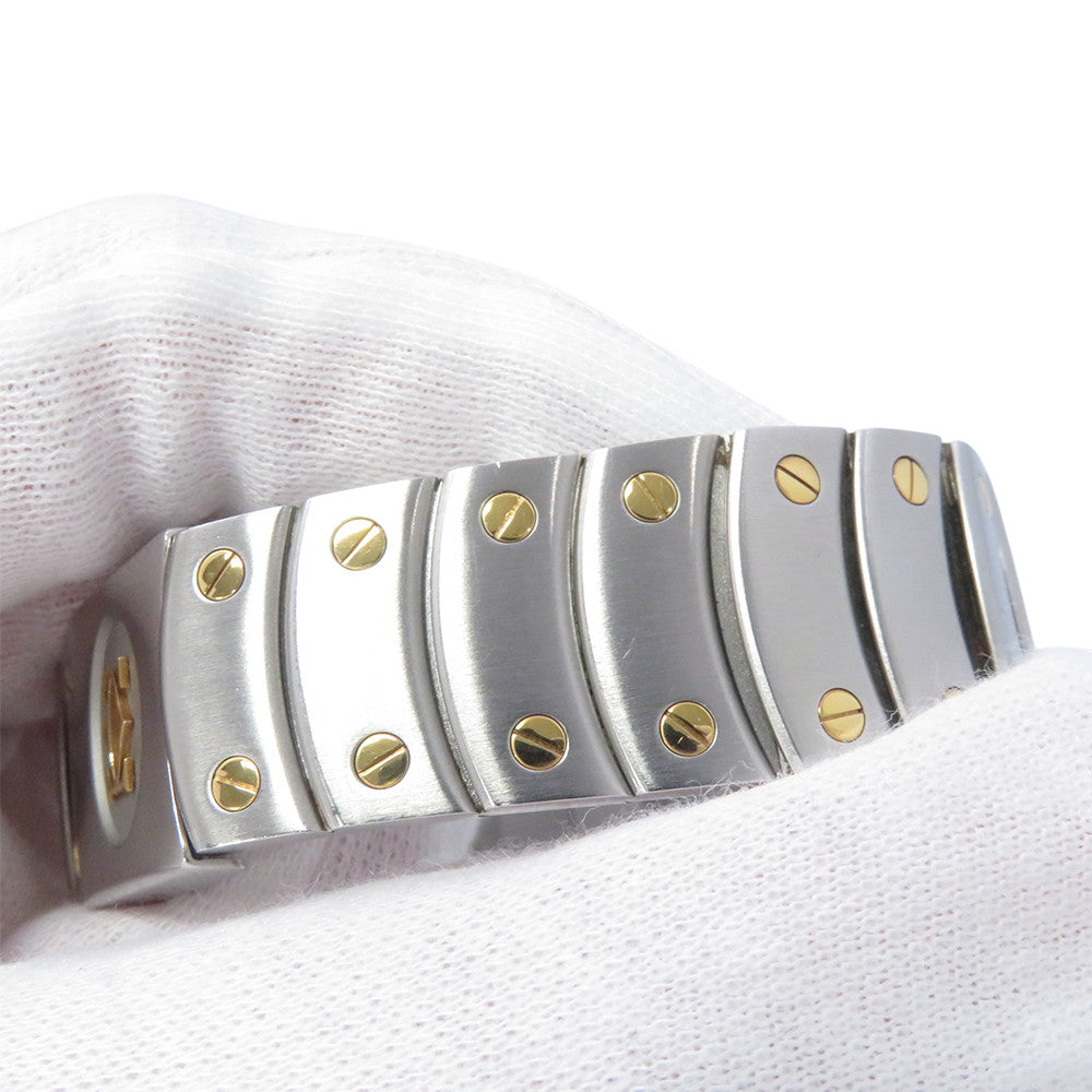 CARTIER Santos Rondo W29mm Stainless Steel K18YG Silver DialW20038R3
