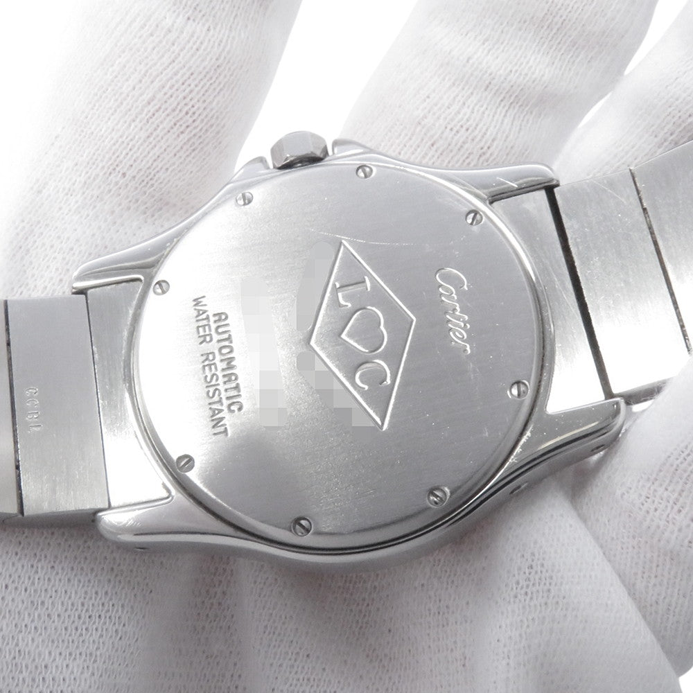 CARTIER Santos Rondo W29mm Stainless Steel K18YG Silver DialW20038R3