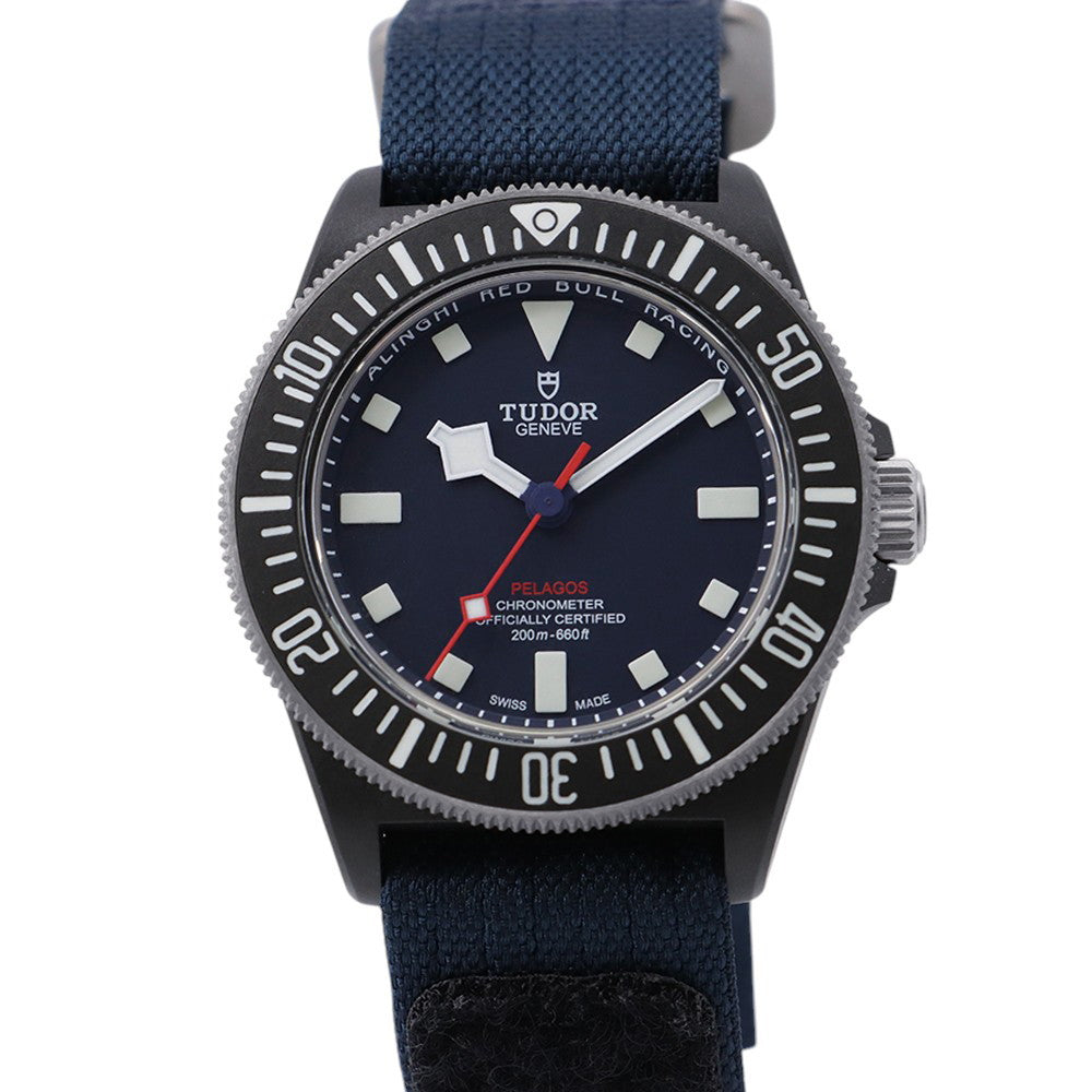 TUDOR Pelagos FXD Alinghi Red Bull Racing W42mm CarbonComposite Fabric Matt blue Dial25707KN