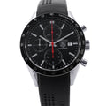 TAG HEUER Carrera Chronograph Tachymeter Racing W41mm Stainless Steel Rubber Black DialCV2014.FT6014