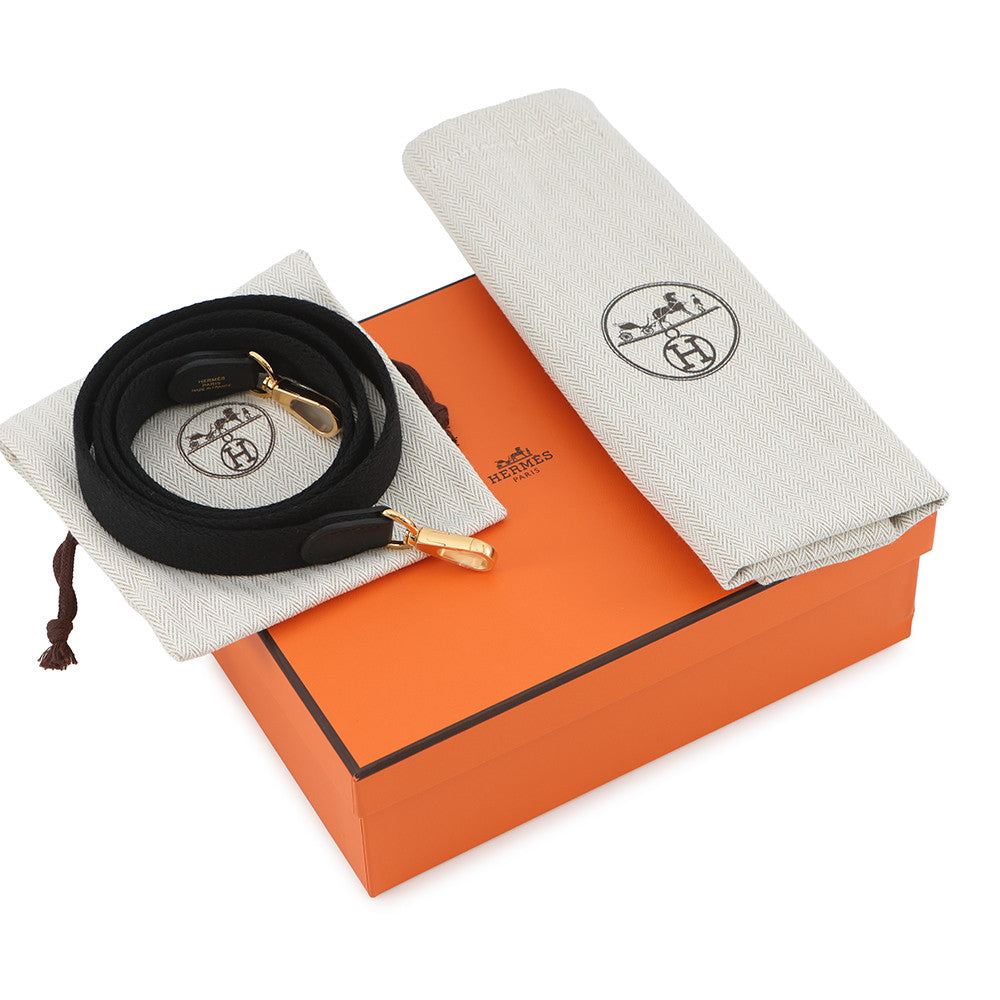 HERMES Evelyne3 Long Black Taurillon Clemence Size TPM