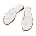 HERMES Sandals Miss WhiteH261038Z Calf Leather Size 36