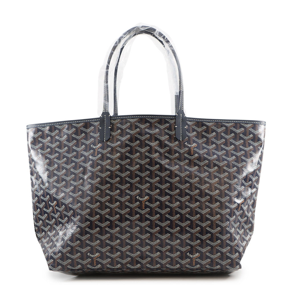 GOYARD Saint Louis Navy BlueSTLOUIPMLTY12CL12P PVC Leather Size PM